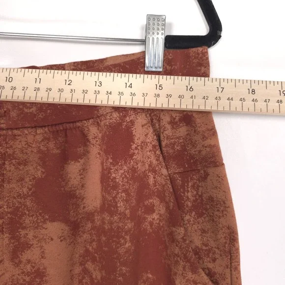 LULULEMON Rust Tie Dye XL Jogger Pants Athletic Mid Rise Logo Mens